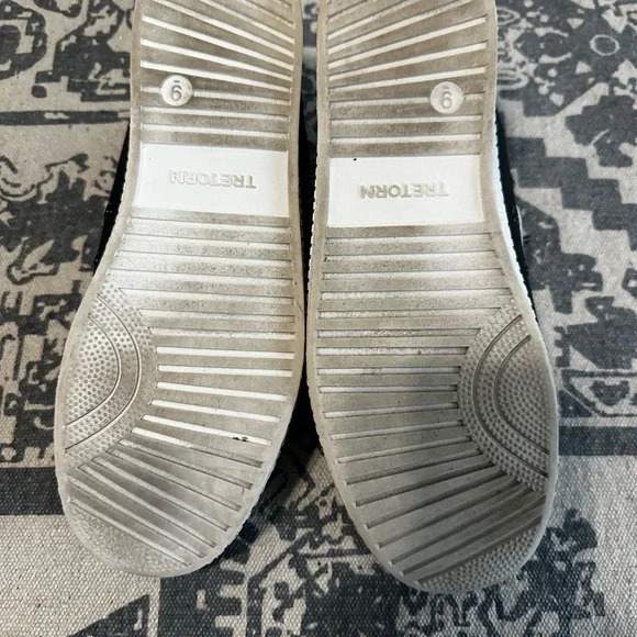 Tretorn Black Canvas Sneaker Size 9 - Picture 4 of 4